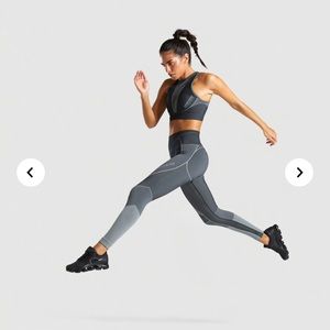 GYMSHARK TURBO BLACK LEGGINGS